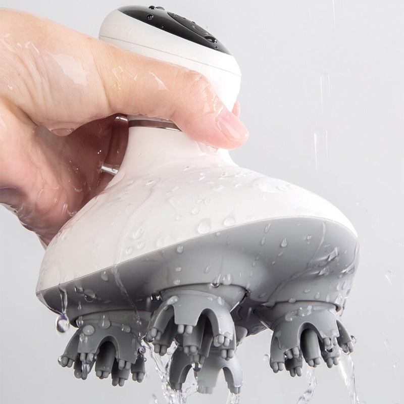 Handheld electric scalp massager