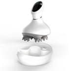 Waterproof scalp massager for the shower