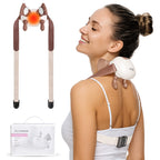 Cordless heated neck massager