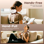 Heated neck massager size detail