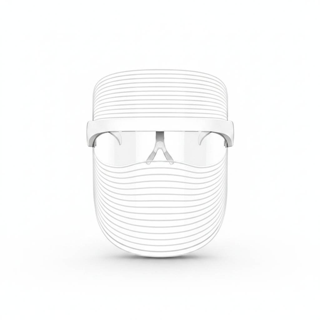 LED Face Mask 7-Color Light Therapy on white background